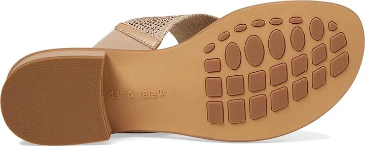 David Tate Perlata Women's Shoes Taupe Fabric : 6 W (D), Textile - Image 3