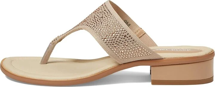 David Tate Perlata Women's Shoes Taupe Fabric : 6 W (D), Textile - Image 5