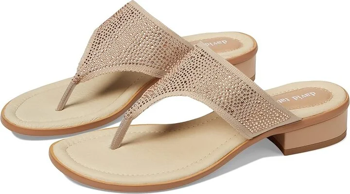 David Tate Perlata Women's Shoes Taupe Fabric : 6 W (D), Textile