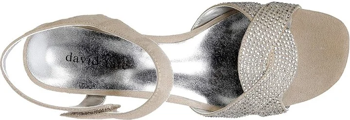 David Tate Rain Women's Shoes Champagne Satin : 7 N (AA), Textile - Image 2