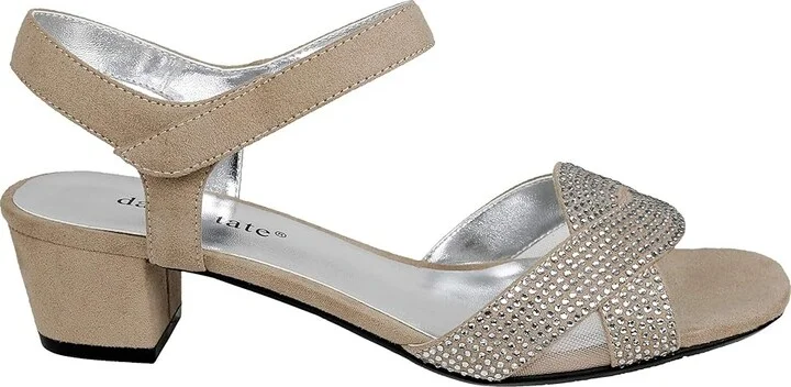 David Tate Rain Women's Shoes Champagne Satin : 7 N (AA), Textile - Image 4