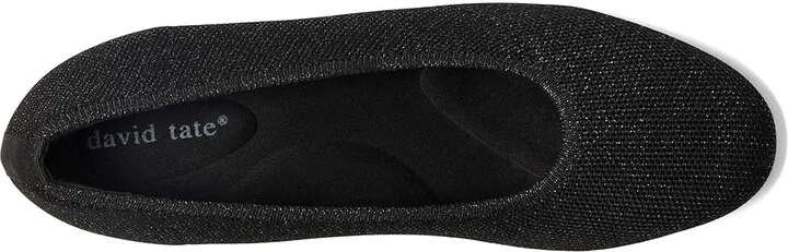 David Tate Runway Women's Flat Shoes Black : 9.5 M (B), Nylon - Image 2