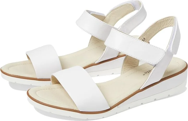 David Tate Scala Women's Sandals White : 9.5 M (B), Leather
