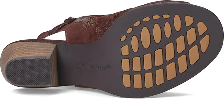 David Tate Sideview Women's Sandals Metallic Brown : 10.5 W (D), Suede - Image 3