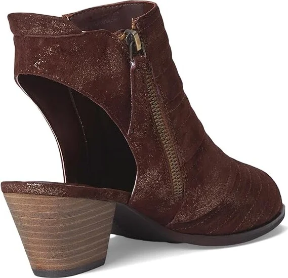 David Tate Sideview Women's Sandals Metallic Brown : 10.5 W (D), Suede - Image 4