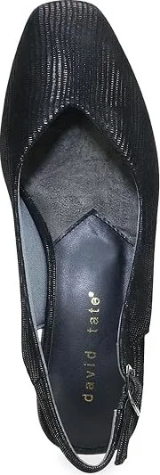 David Tate Sugar Women's Sandals Black : 6.5 WW (EE), Leather/Rubber - Image 2