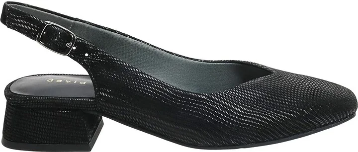 David Tate Sugar Women's Sandals Black : 6.5 WW (EE), Leather/Rubber - Image 6