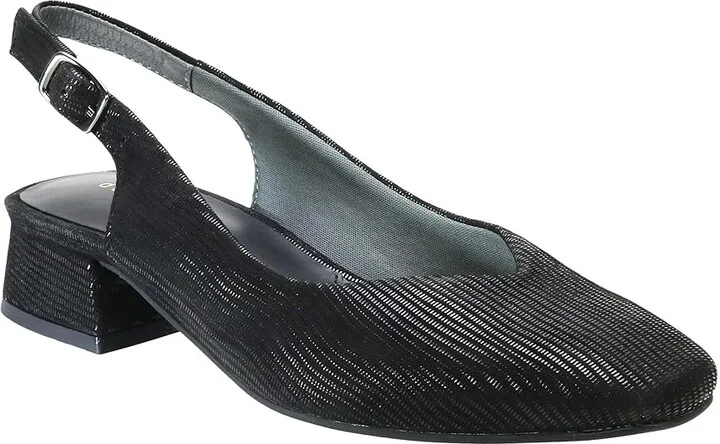 David Tate Sugar Women's Sandals Black : 6.5 WW (EE), Leather/Rubber