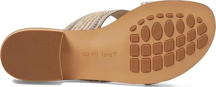 David Tate Thrill Women's Sandals Bone : 11 WW (EE), Leather/Rubber/Textile - Image 3