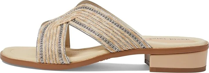 David Tate Thrill Women's Sandals Bone : 11 WW (EE), Leather/Rubber/Textile - Image 5