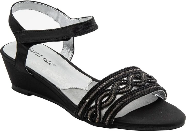 David Tate Women's Indigo Wedge Sandal
