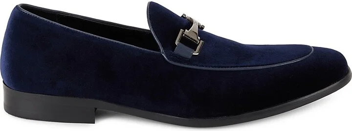 David Velvet Bit Loafers