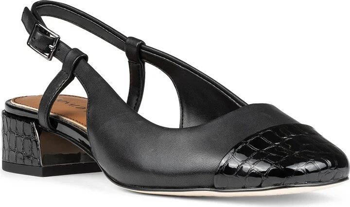 Davina Slingback Cap Toe Pump
