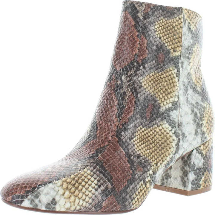 Davinna Womens Block Heel Ankle Boots