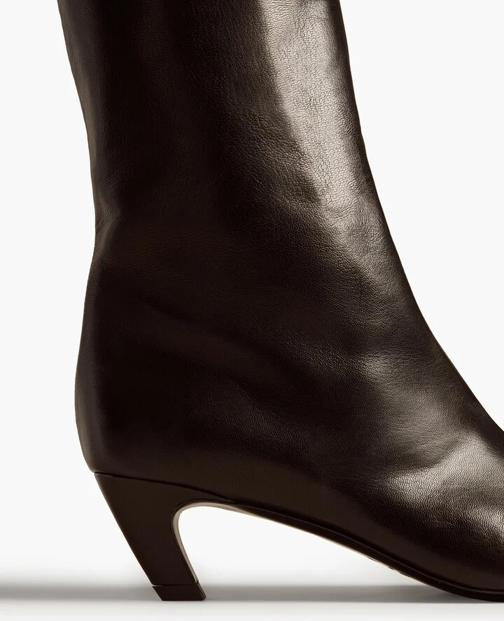 Davis Boot in Black Leather - Image 4