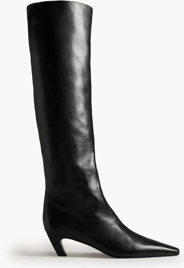 Davis Boot in Black Leather