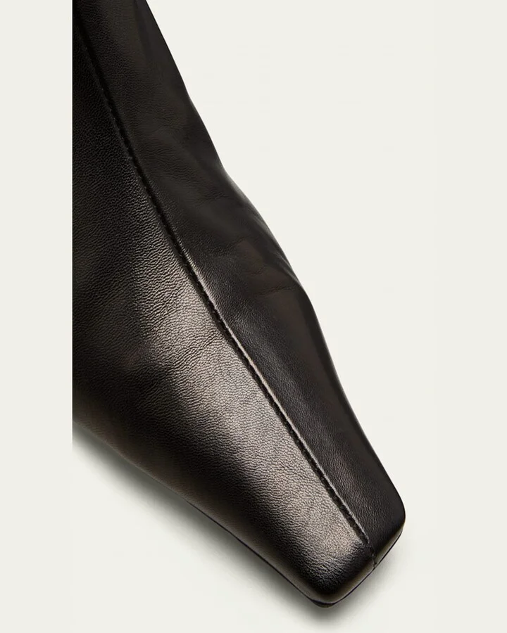 Davis Slouchy Leather Knee Boots - Image 7