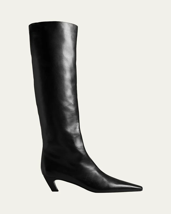 Davis Slouchy Leather Knee Boots
