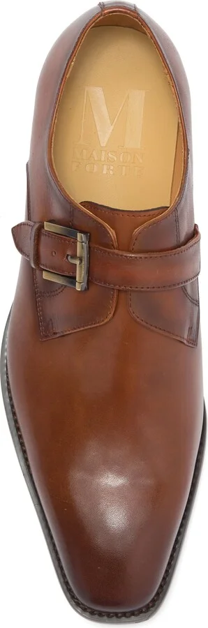 Davos Buckle Strap Leather Loafer - Image 5