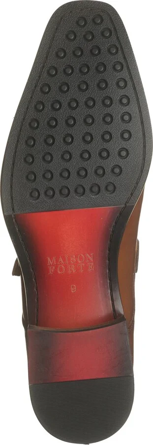 Davos Buckle Strap Leather Loafer - Image 6
