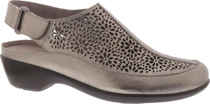 Dawn Womens Leather Laser Cut Sandals Shoes