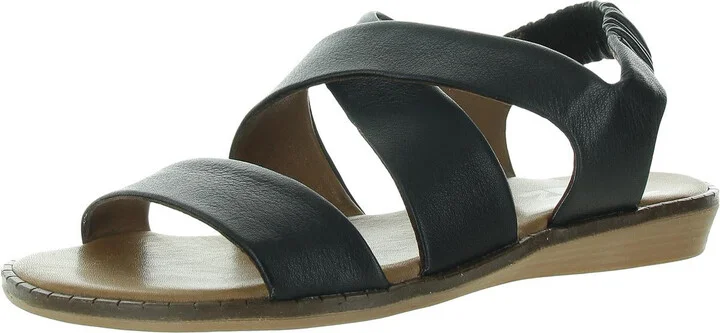 Dawn Womens Stretch Leather Slingback Sandals