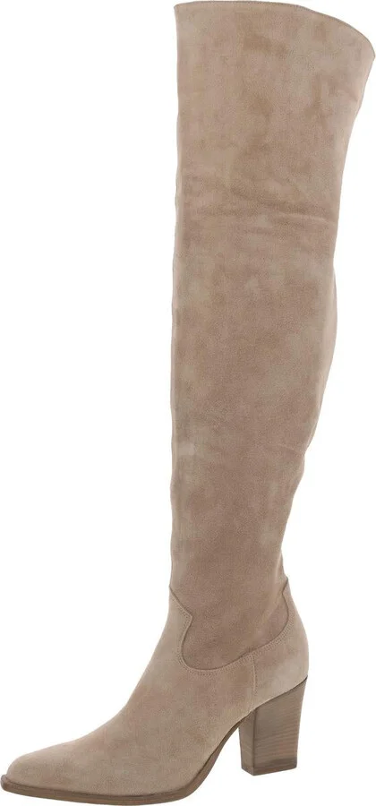 Daxton Womens Suede Tall Over-The-Knee Boots