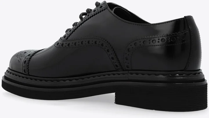 Day Classic Brushed Leather Brogue Shoes - Image 2