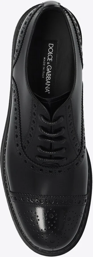Day Classic Brushed Leather Brogue Shoes - Image 3