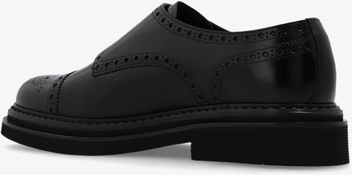 Day Classic Brushed Leather Monk Strap Shoes - Image 2
