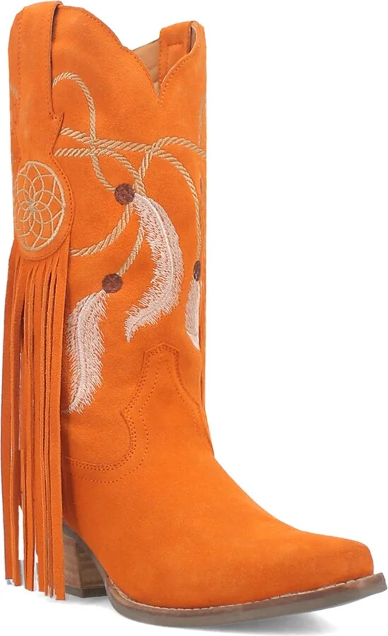 Day Dream Fringe Embroidered Western Boot