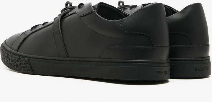 Day Monochrome Kelly Buckle Sneakers in Noir Calfskin - Image 2