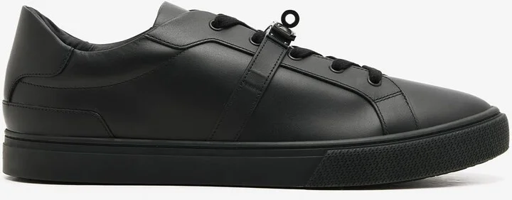 Day Monochrome Kelly Buckle Sneakers in Noir Calfskin