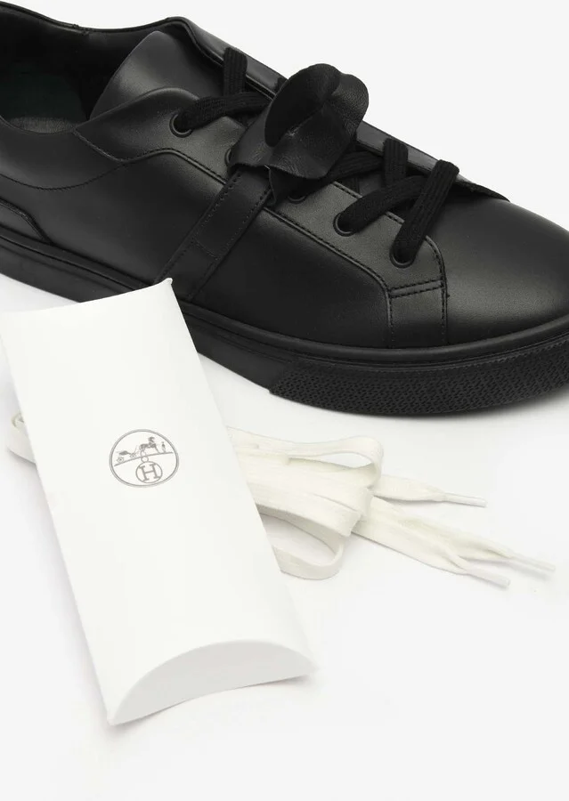 Day Palladium Kelly Buckle Sneakers in Black Calf Leather - Image 3