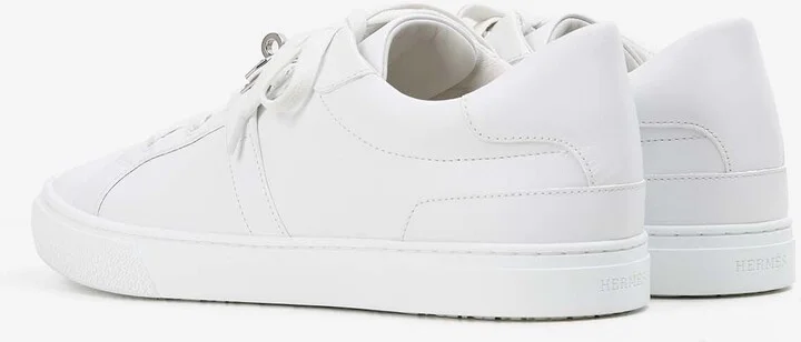 Day Palladium Kelly Buckle Sneakers in White Calf Leather - Image 2