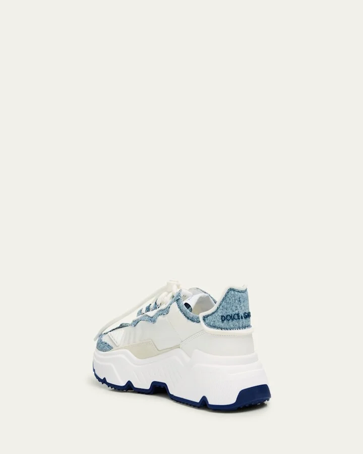 Daymaster DG logo Denim Runner Sneakers - Image 2