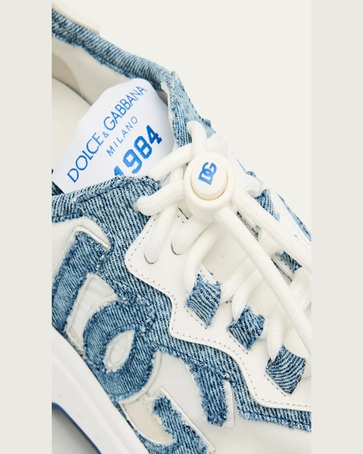 Daymaster DG logo Denim Runner Sneakers - Image 3