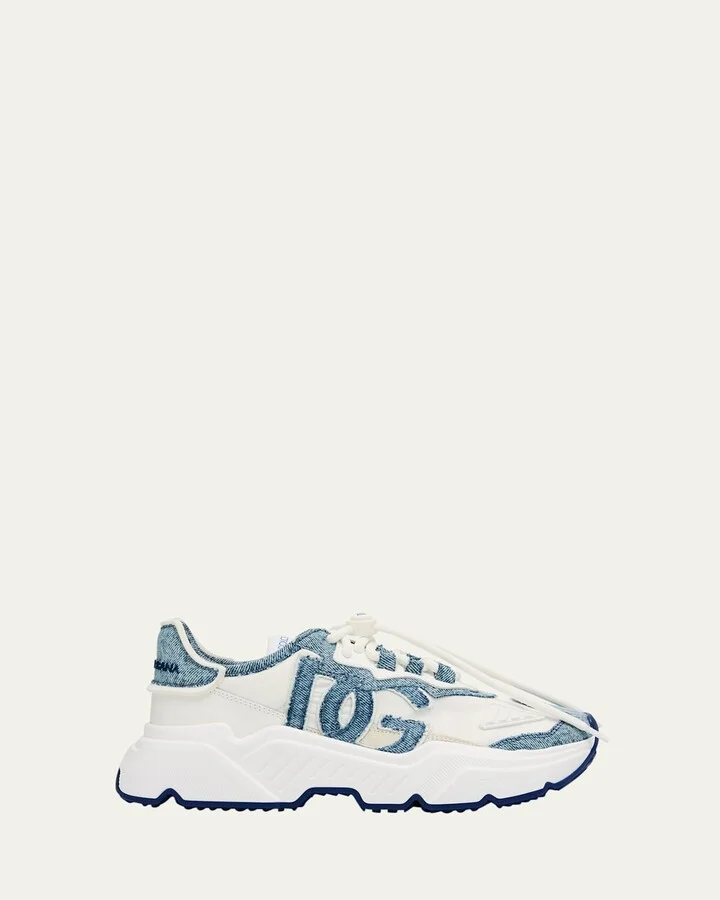 Daymaster DG logo Denim Runner Sneakers