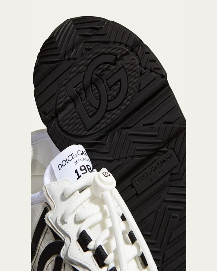 Daymaster Mixed Leather Runner Sneakers - Image 5