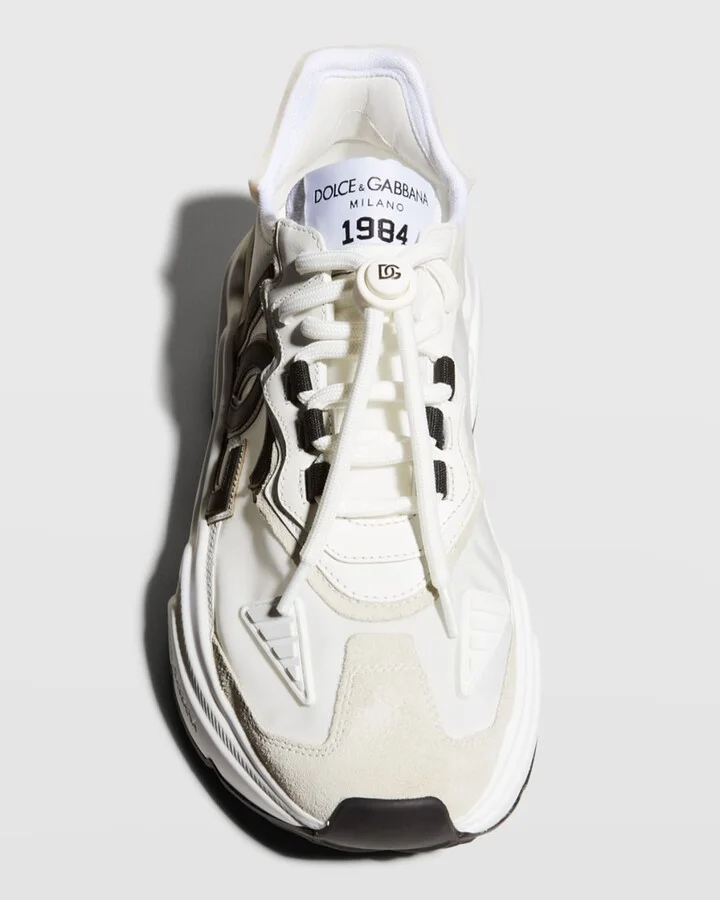 Daymaster Mixed Leather Runner Sneakers - Image 2