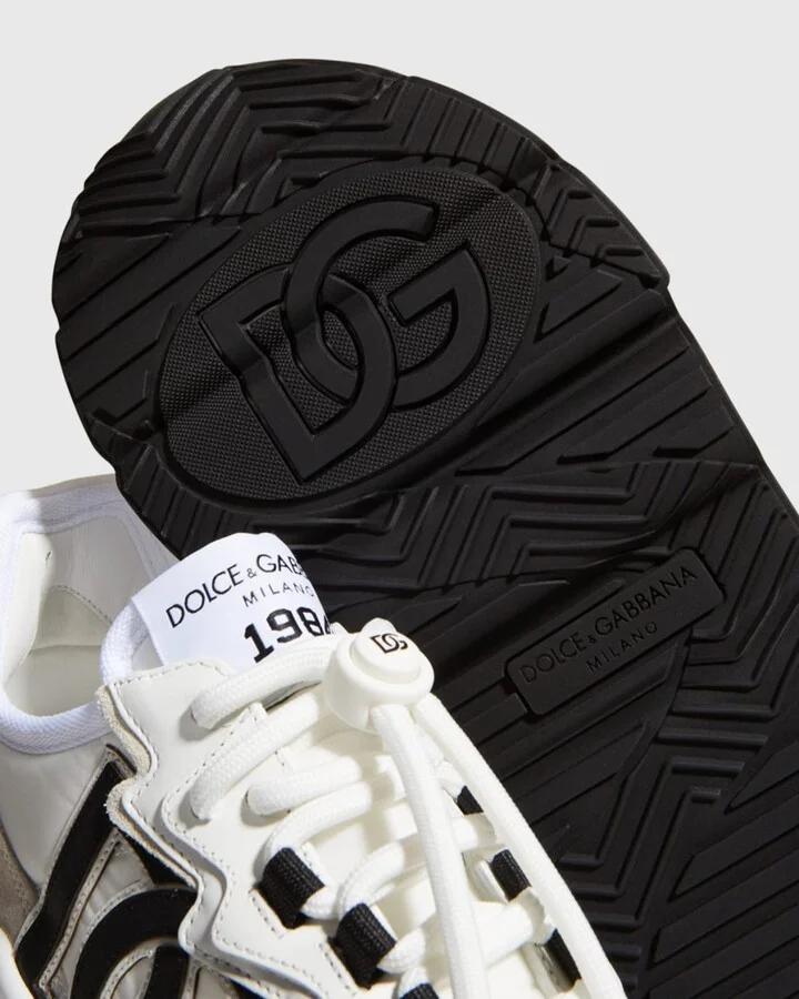 Daymaster Mixed Leather Runner Sneakers - Image 4