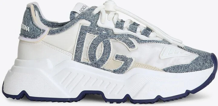 Daymaster Nylon and Denim Sneakers