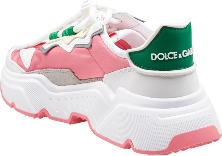 Daymaster Sneakers In Nylon And Leather Color White And Pink - Image 4