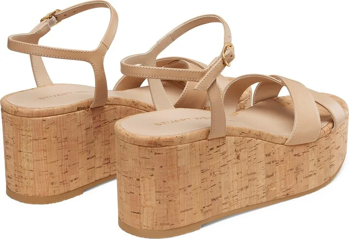 Dayna Ankle Strap Platform Wedge Sandal - Image 6