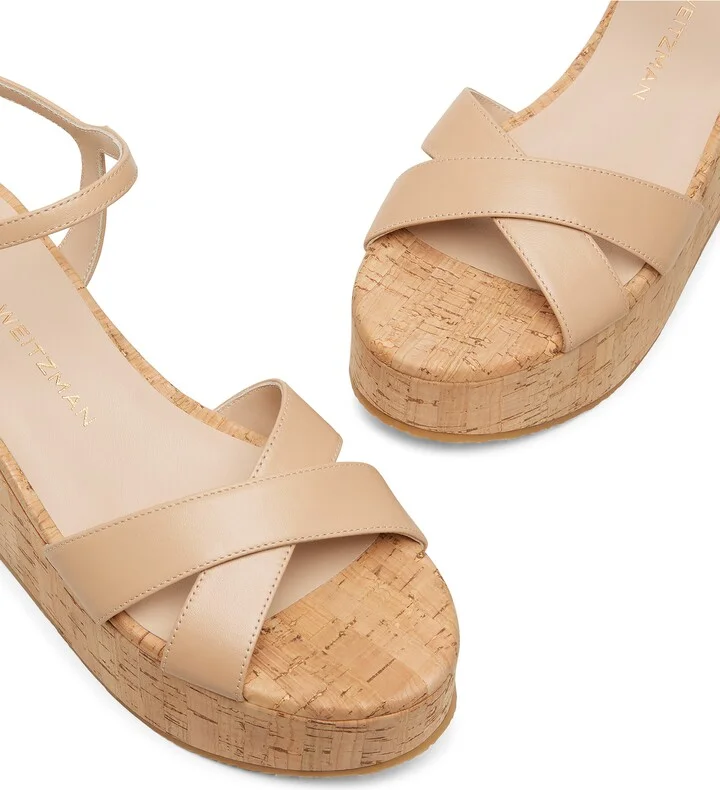 Dayna Ankle Strap Platform Wedge Sandal - Image 8
