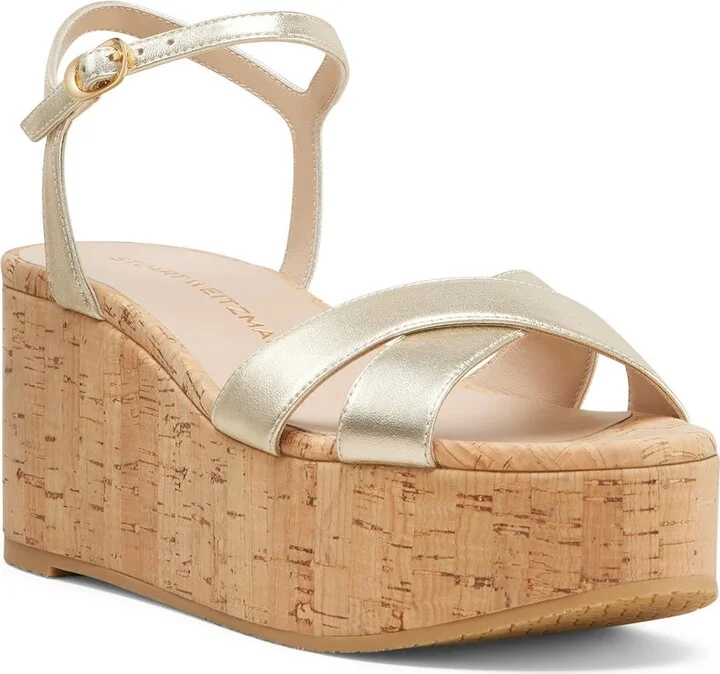 Dayna Ankle Strap Platform Wedge Sandal