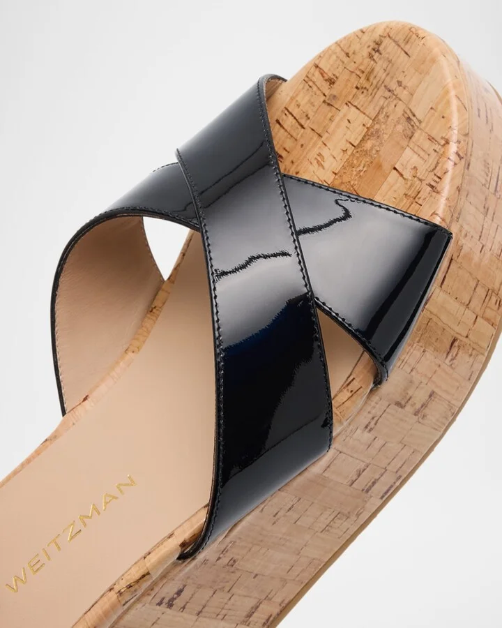 Dayna Crisscross Wedge Platform Sandals - Image 7
