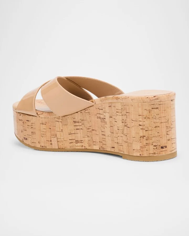 Dayna Crisscross Wedge Platform Sandals - Image 11
