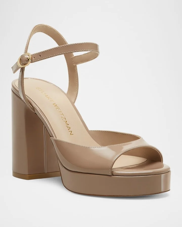 Dayna II Leather Platform Sandals - Image 2