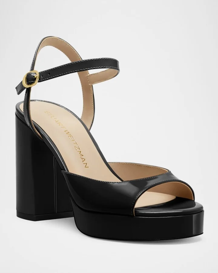 Dayna II Leather Platform Sandals - Image 4